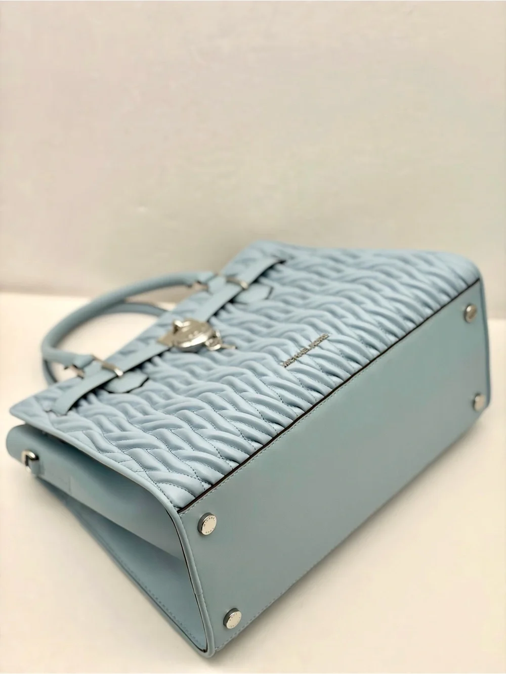 Michael Kors Hamilton Medium Matelassé Satchel Crossbody